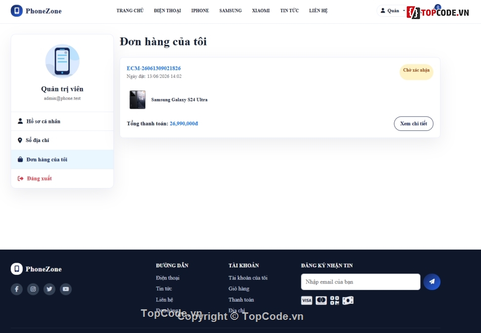 web bán điện thoại,website bán điện thoại,website điện thoại
